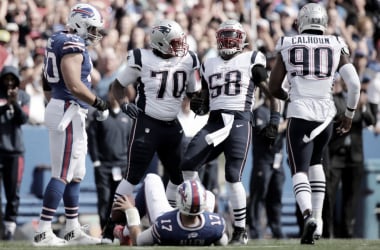 Pats toman el liderato solitario de división al vencer a Bills