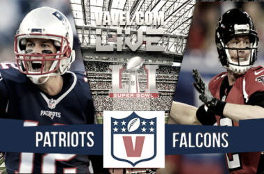 New England Patriots vs Atlanta Falcons en la Super Bowl 2017