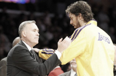 Mike D´Antoni y Pau Gasol, un matrimonio abocado al divorcio