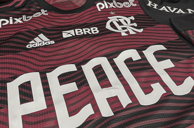 Flamengo jogará contra o Vasco com mensagem de "paz" pela Ucrânia na camisa