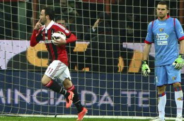 Milan vence Catania e recupera a terceira colocação