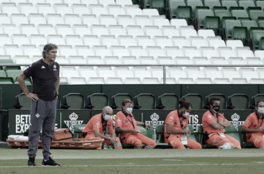 Pellegrini: "Con el plantel que tenemos, tenemos que aspirar a lo máximo posible"