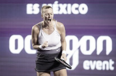 Em jogo atrasado por enxame de abelhas, Kvitova supera Pera em Guadalajara