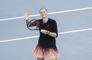 Kvitova tira de oficio y se planta en la final de Luxemburgo