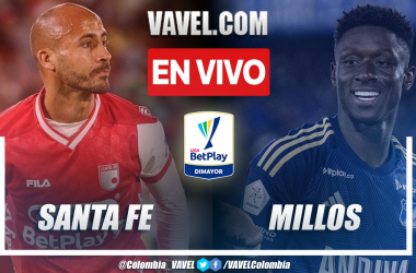 Gol y resumen del Santa Fe 0-1 Millonarios en Liga BetPlay 2024 II 