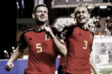 Belgium vs Sweden in Euro 2024 Qualifiers (1-1)