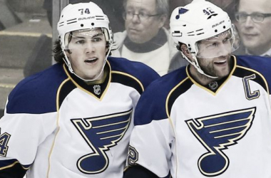 Los Blues pierden a David Backes y a T.J. Oshie