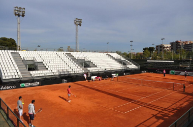 El equipo español de Fed Cup ya calienta motores