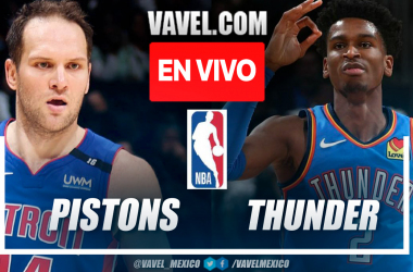 Detroit Pistons vs Oklahoma City Thunder EN VIVO: ¿cómo ver transmisión TV online en NBA?