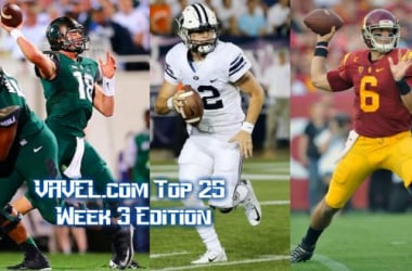 VAVEL USA NCAA Football Week 3 Top 25 Rankings