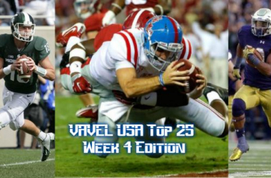 VAVEL USA NCAA Football Week 4 Top 25 Rankings