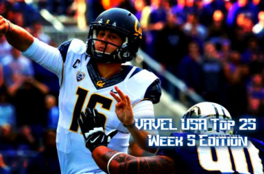 VAVEL USA NCAA Football Week 5 Top 25 Rankings