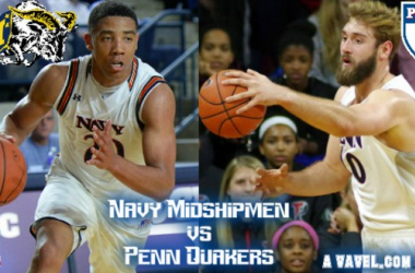 Score Navy Midshipmen - Penn Quakers In 2015 College Basketball (65-59)