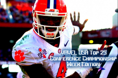 VAVEL USA NCAA Football Conference Championship Week Top 25 Rankings