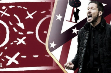 La pizarra de Simeone: el Atlético funcionó en sus dos formas