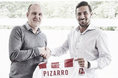 Claudio Pizarro es el nuevo jugador del FC Köln