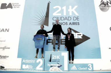 Borelli y Mastromarino campeones argentinos de Media Maratón