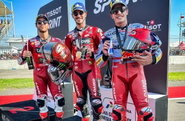 Otro error de Jorge Martín le da la victoria a Francesco Bagnaia