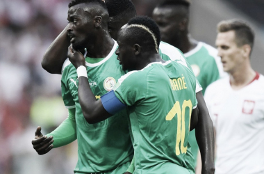 Senegal sorprendió a Polonia y lo venció 2-1