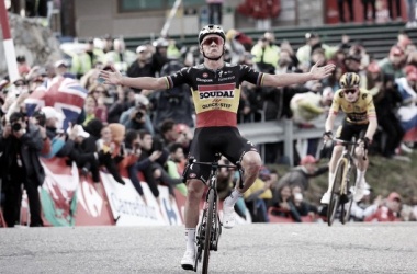 Remco Evenepoel logra su primera victoria y liderato / Fuente: La Vuelta