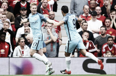 Guardiola triunfa en Old Trafford