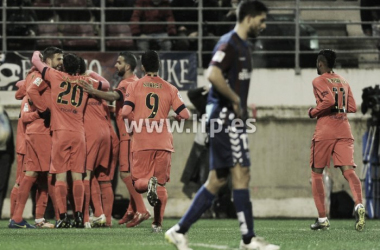 Recordando el Eibar 0-2 FC Barcelona de la temporada pasada