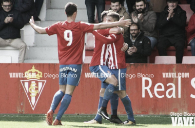 El Sporting B baila al ritmo de Isma Cerro