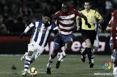 Resultado Granada - Real Sociedad en Liga BBVA 2015 (0-3)