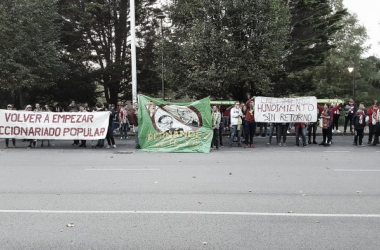 Vuelven las protestas a El Molinón