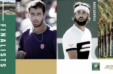 Basilashvili vs Norrie en la sorprendente final en Indian
Wells