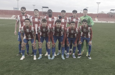 Atlético de Madrid Juvenil 4-0 C.D Badajoz: Denia sostiene el liderato