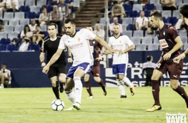 Borja Iglesias, el mejor frente al CD Tenerife según la afición