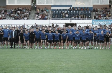 El Sabadell se presenta ante su afición