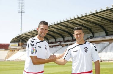 El Albacete Balompié presenta a Carlos Delgado y a José Fran