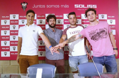 El Albacete Balompié presenta tres nuevos jugadores