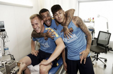 Neymar, Dani Alves, Messi, Mascherano y Ter Stegen pasan las pruebas médicas