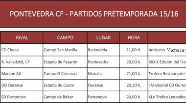 La pretemporada del Pontevedra CF