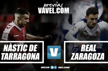 Previa Gimnàstic de Tarragona - Real Zaragoza: Seguir y mirar arriba