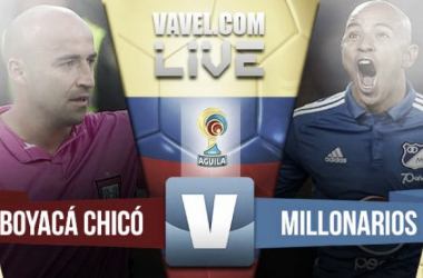 Resultado Boyacá Chicó vs Millonarios en Liga Águila 2016 (0-1)
