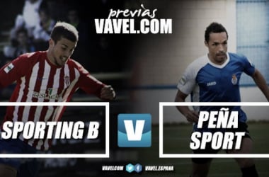 Previa Sporting de Gijón B - Peña Sport: el liderato se puede mantener en Mareo