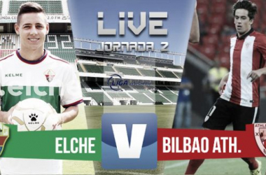 Resultado Elche - Bilbao Athletic en Segunda División 2015 (2-1)
