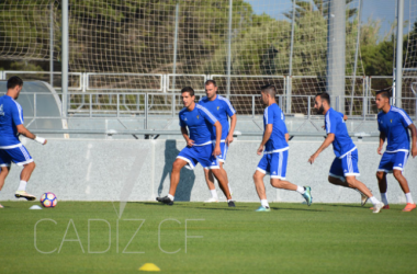 El Cádiz CF completa su primer entrenamiento de la pretemporada