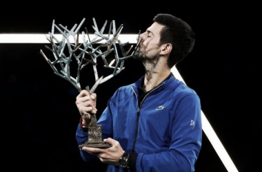 Djokovic se consagró campeón de París-Bercy