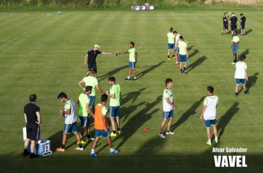 El Pucela entrena sin Bergdich ni Chica