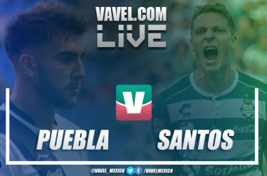Resultado y goles del Puebla 1-1 Santos de la Liga MX 2019