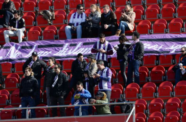 El temporal anula el viaje de peñas del Valladolid