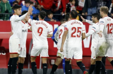 Sevilla FC - Cádiz CF: puntuaciones Sevilla; Octavos de final de la Copa del Rey