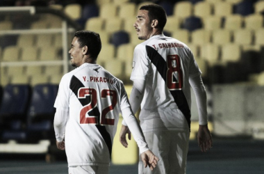 Estreante, Thiago Galhardo vibra com boa atuação na primeira partida pela Libertadores