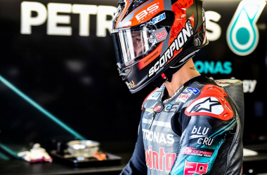 

FP3: Fabio
Quartararo consigue el récord absoluto del Gran Premio, con un tiempo de
1:58.547.

