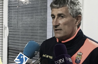 Quique Setién: &quot;Hay jugadores que tienen molestias, pero van evolucionando&quot;